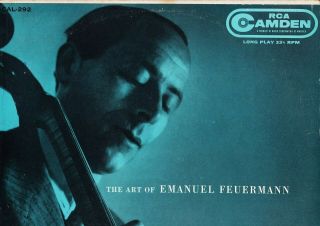 Camden Cal 292 - The Art Of Emanuel Feuermann - Mendelssohn / Beethoven Nm