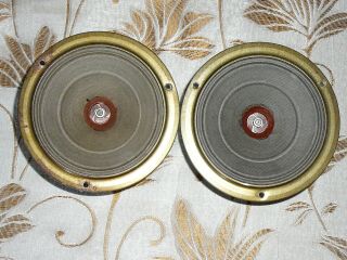2 vintage Philips field coil speakers 13cm.  ca.  5 