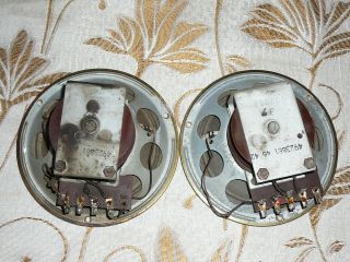 2 vintage Philips field coil speakers 13cm.  ca.  5 