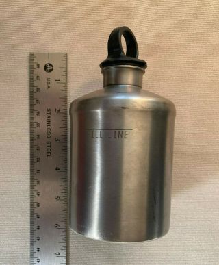 Vintage Msr Titan Titanium Fuel Bottle - 0.  4 Liter