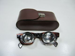 Vintage Carl Zeiss Jena Magnifier Eyeglasses Magnifying Glasses Surgeons Loupe