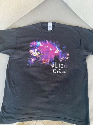 Vintage Alice In Chains Mtv Unplugged T Shirt 90s Grunge Facelift Dirt Tripod