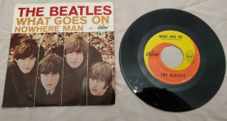 The Beatles Nowhere Man Single 45 Rpm Record