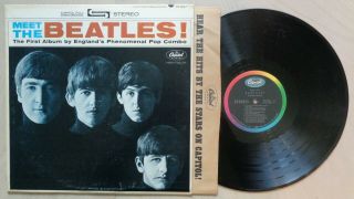 Beatles Meet The Beatles (8) St - 2047 Us Scranton Stereo Press Lp Capitol (p4)