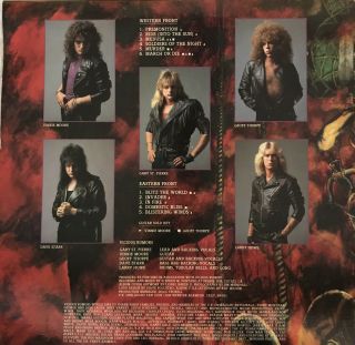 Vicious Rumors - Soldiers of the Night - 1985 LP Silver Label - Rare Orig Pressing 2