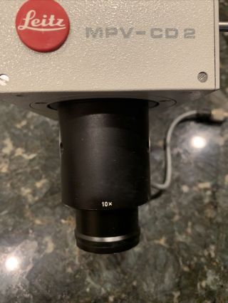 Vintage Leitz Wetzlar MPV - CD 2 Microscope camera 3