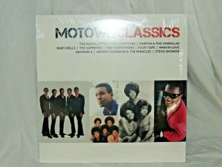 Icon Motown Classics Temptations Jackson 5 Marvin Gaye Stevie Wonder Lp