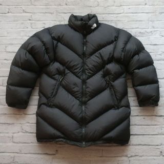 Vintage 90s North Face Quilted Puffer Down Jacket Size M Puffy Black