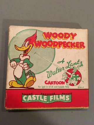 8mm Film Woody Woodpecker Reckless Driver 468 Br