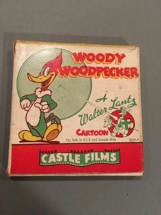 8mm film Woody Woodpecker Reckless Driver 468 BR 2