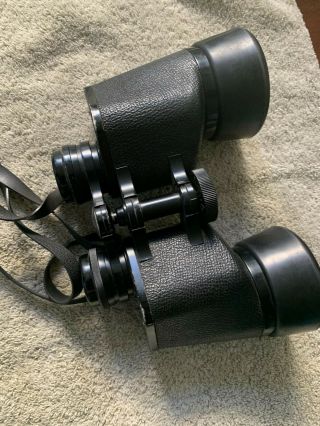 Vintage Carl Zeiss 10x50 Made In Germany Coated Binoculars S.  N.  760445