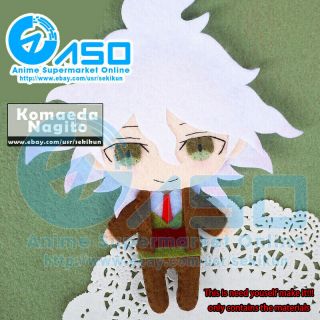 Anime Danganronpa 2 Komaeda Nagito Diy Handmade Toy Bag Hanging Plush Doll Gift