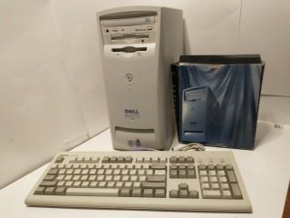 Vintage Dell Dimension L733r Pentium 3 733 Mhz 256mb Windows 98 Retro Gaming