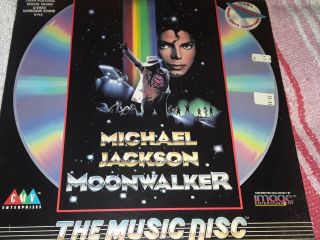 Michael Jackson Moonwalker Laser Disc Image Entertainment 1988☆MINT CONDITION☆ 3