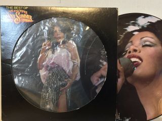 Donna Summer Best Of Live And More Ex Picture Disc Supremes Disco