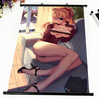 Anime Poster Neon Genesis Evangelion Sexy Home Decor Hot Wall Scroll 60 90cm L6