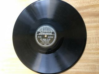 78 Rpm - Billie Holiday - 1930s - 40s Jazz,  Song Stylist - Miss Brown To You Brunswick