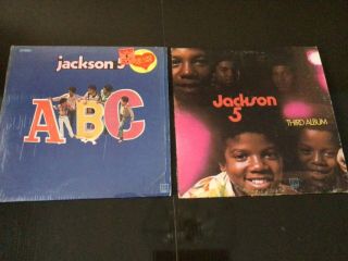 Jackson 5 Abc (the Motown Sound) And Jackson 5 Third Vinyl Album (motown)