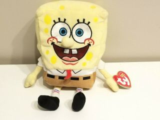 Collectible Plush Nickelodeon Spongebob Squarepants Ty Nwt 2004