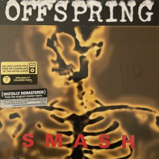 Smash The Offspring Red Color Vinyl Punk Nofx Bad Religion Pennywise