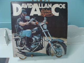 David Allan Coe Rides Again Vinyl Lp Columbia