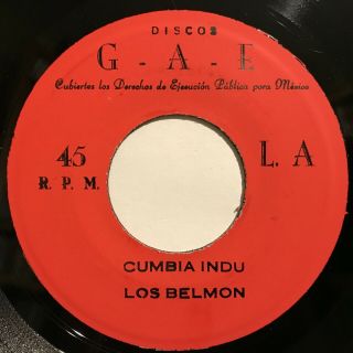 Hear Los Belmon Cumbia Indu / Las Coquetas Y Tu Sonidera Kolombia 45rpm Charanga