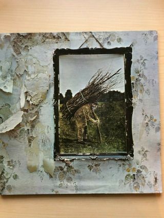 Led Zeppelin 4 Vinyl Lp Atlantic Records Sd19129 Vg