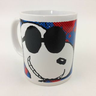 Peanuts Snoopy In Sunglasses Woodstock Be Cool Pop Art Ceramic Coffee Mug Cup