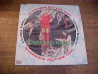 Deborah Harry Blondie Uk Lp Interview Picture Disc Limited Edition Nm