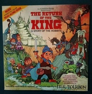 Return Of The King A Story Of The Hobbits Rankin/bass 1980 Disneyland Lp ‎3822