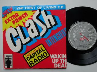 The Clash The Cost Of Living Ep/i Fought The Law - Ex/ex Cond Cbs 7 " (1979)