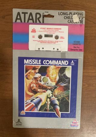 Atari Missile Command Long - Playing Children’s Audio Cassette 1982