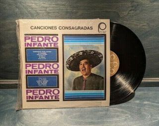 Pedro Infante Canciones Consagradas Latin Lp Shrink Peerless