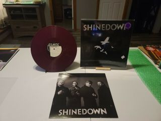 Shinedown Sound Of Madness 2020 Atlantic Shrink,  Hype Purple Lp Rare Nm Ltd Ed
