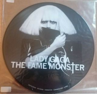 Lady Gaga Lp Picture Disc The Fame Monster Usa Streamline 1st Press Near