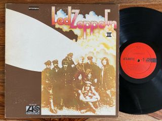 Led Zeppelin - Ii Lp / Canadian Red Atlantic Label Tg Initials