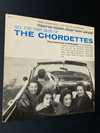 All The Very Best Of The Chordettes Lp Barnaby Records ‎1976 Vg/vg