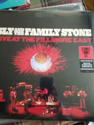 Sly & The Family Stone - Live At The Fillmore 2 Vinyl Lp,