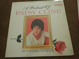 A Portrait Of Patsy Cline Vinyl Lp Album 1964 Decca Records Faded Love,  Always