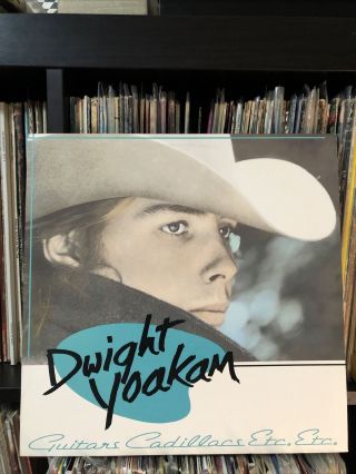 Dwight Yoakam Lp Guitars Cadillacs Etc 1986 Vinyl Record Album Orig Country