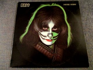 Nmint 1978 Kiss " Peter Criss " Metal Lp & Poster Casablanca Nblp - 7122