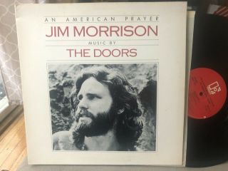 An American Prayer Jim Morrison Music By The Doors N Nm Vinyl Lp