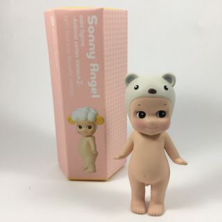 Sonny Angel White Bear Animal Series 2 Vinyl Mini Figure Baby Doll Dreams Toys