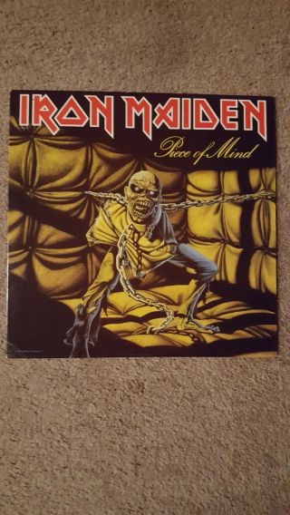 Iron Maiden Vinyl Lp Piece Of Mind 1983