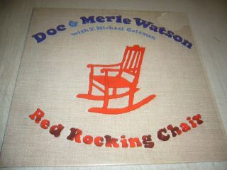 Doc & Merle Watson T.  M.  Coleman Red Rocking Chair Lp Nm Flying Fish 252 1981
