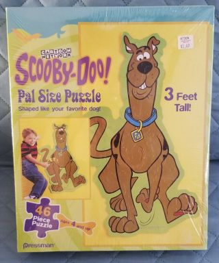 Vintage In Package Scooby Doo Pal Size Puzzle 3 Feet Tall 1999