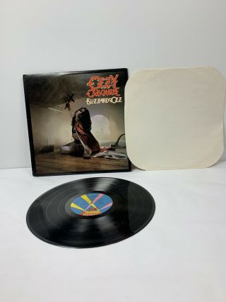Ozzy Osbourne Blizzard Of Ozz Vinyl Lp 1981 Jet Records Jz 36812 No Sony Symbol