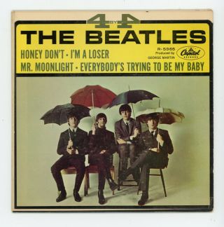 The Beatles Ep & Ps 4 By The Beatles 1965 Capitol R - 5365