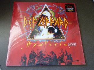 Def Leppard - Hysteria (live) Limited Edition 180 Gram 2lp Clear Vinyl New/sealed