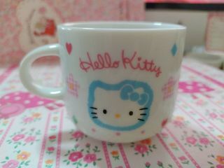 Sanrio Vintage Hello Kitty Mini Ceramic Mug Cup Teacup Japan 1997
